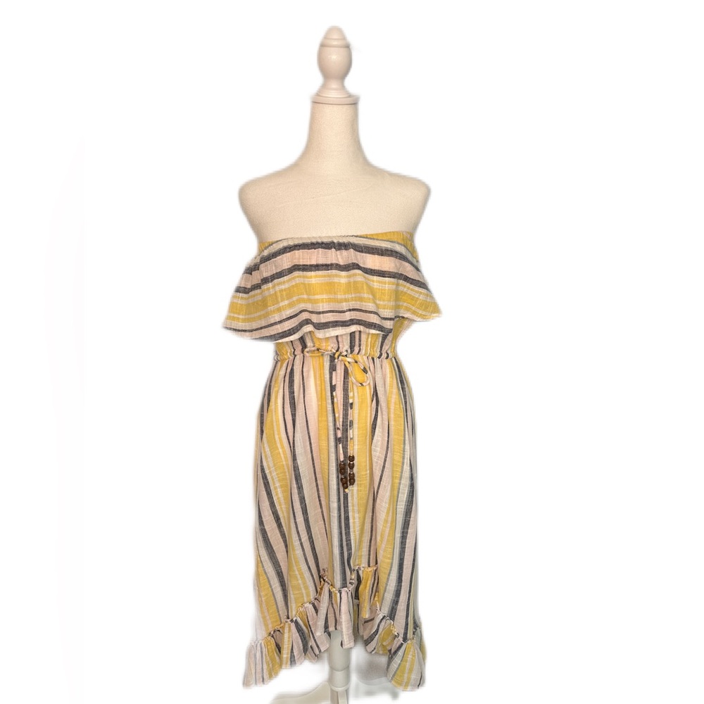 Strapless High Low Dress by blue island